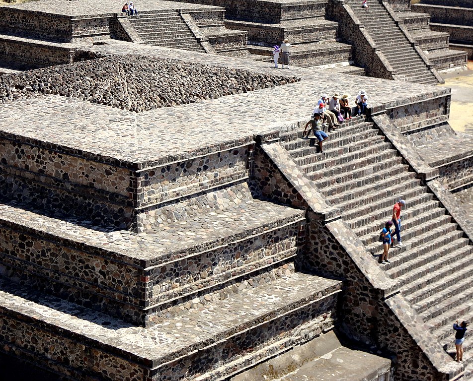 View of Teotihuacan from the Pyramid of the Moon.