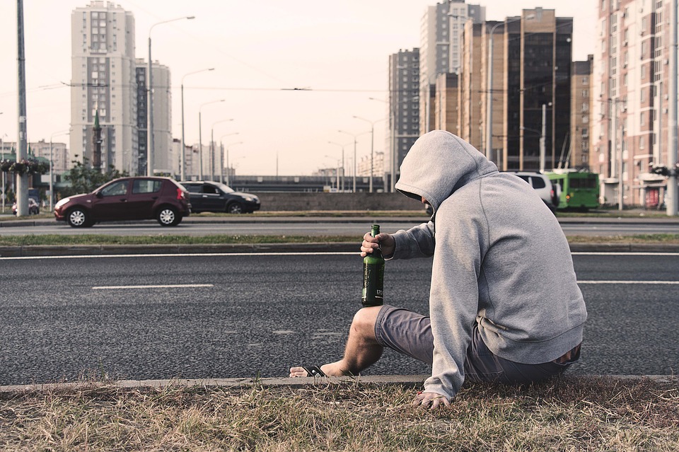 Drinking on the street