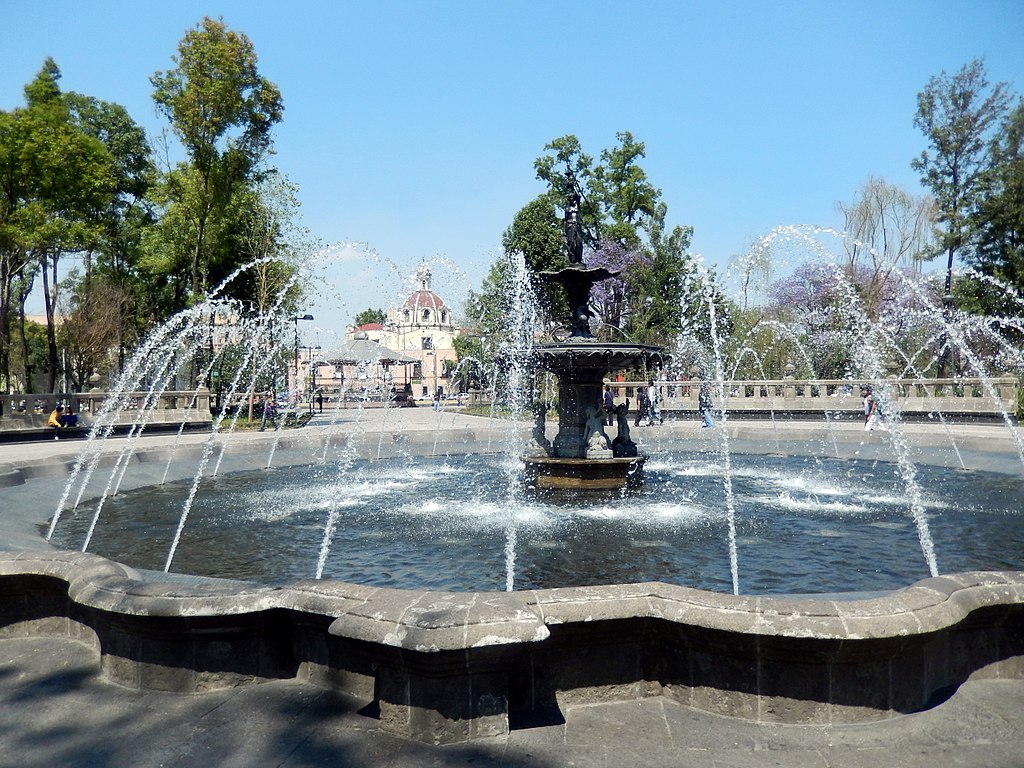 Fountain in the Parque Alameda